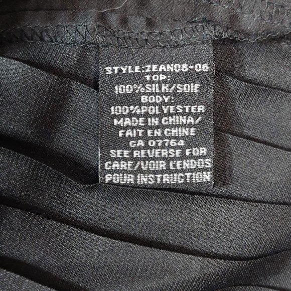 Bedo Femme Semi Sheer Black Sleeveless Top - Size XS - Picture 5 of 7